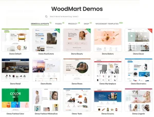 WoodMart theme, WooCommerce WordPress theme, eCommerce WP theme, responsive WordPress shop theme, Elementor WooCommerce theme, RTL WordPress theme