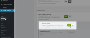 Bridge 30.8.8.5 – Creative Multipurpose WordPress Theme 4 Bridge theme customization options panel adjusting header layout and logo position
