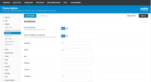 Header builder interface in Porto WordPress Theme allowing drag-and-drop menu customization