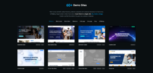 The7 12.10 - Website and eCommerce Builder for WordPress 4 The7 WordPress theme dashboard showing the importable pre-made website library