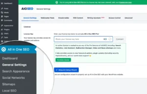 All in One SEO Pro 4.9.0 - The Ultimate AI-Powered WordPress SEO Toolkit 4 Interface view of the All in One SEO Pro Keyword Rank Tracker showing daily position changes for target terms.
