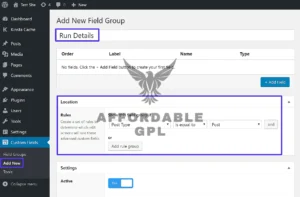 Advanced Custom Fields Pro (ACF Pro) 4-affordable-gpl