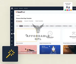 SeedProd Pro - No Design Skills Required-affordablegpl.com